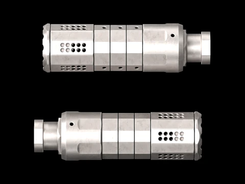 Strike Pistol Linear Compensator 3D Model