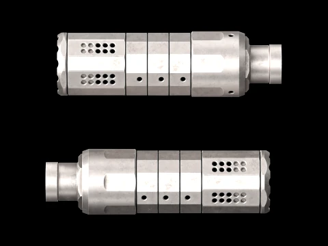 Strike Pistol Linear Compensator 3D Model