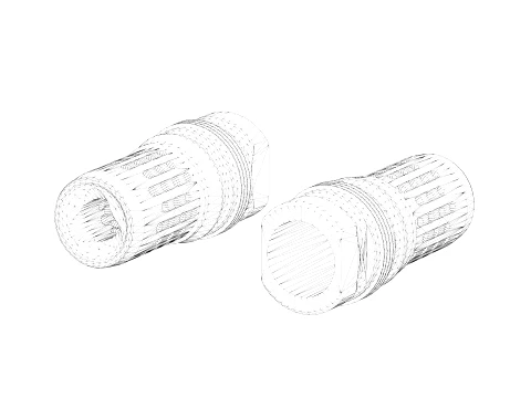 Xeno Omni Muzzle Brake 3D Model