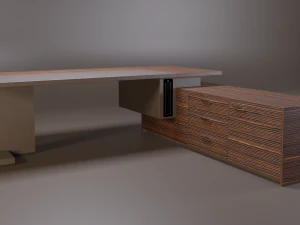 Executive Inca Office System 3D Model