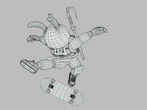 Silent Ash Character 3D 모델