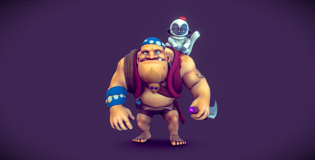 Cartoon Character 3D Model .c4d .max .obj .3ds .fbx .stl .blend 