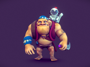 Cartoon Character 3D Model