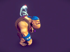 Stripfiguur 3D Model