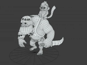 Stripfiguur 3D Model