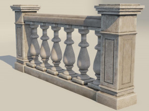 Balustrade Modèle 3D