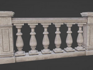 Balustrade 3D-Modell