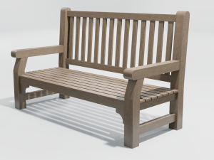 Park Bench 3D-Modell