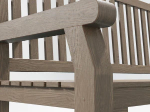Park Bench 3D Model