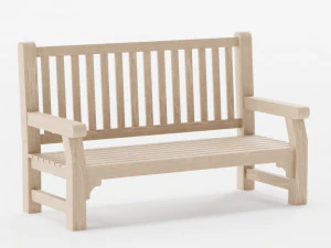 Park Bench 3D Model