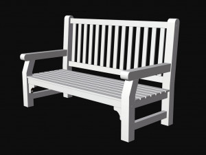 Park Bench 3D-Modell