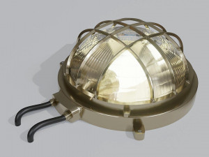 Bulkhead Light Round 3D Model