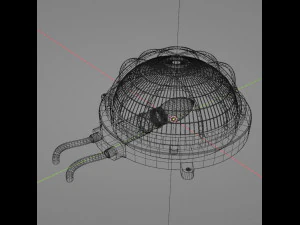 Bulkhead Light Round 3D Model