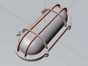 Bulkhead Light 3D Model