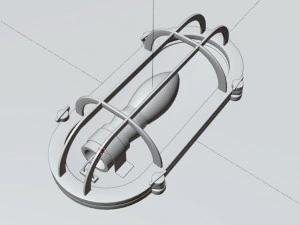 Bulkhead Light 3D Model