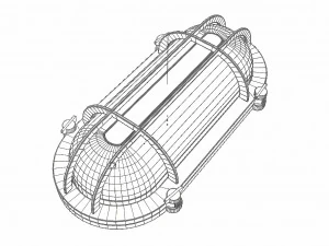 Bulkhead Light 3D Model