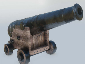 Cannon - War Artillary 3D Model