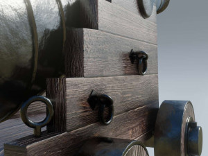 Cannon - War Artillary 3D Model