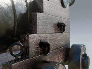 Cannon - War Artillary 3D Model