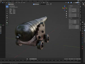 Cannon - War Artillary 3D Model