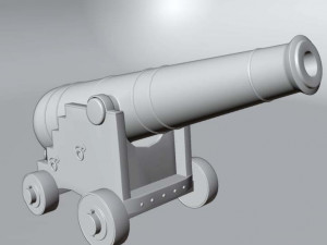 Cannon - War Artillary 3D Model
