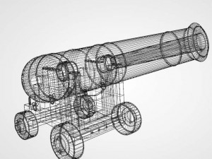 Cannon - War Artillary 3D Model