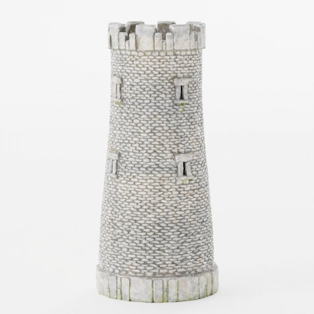 Castle Tower 3Dモデル .c4d .max .obj .3ds .fbx .stl .blend 