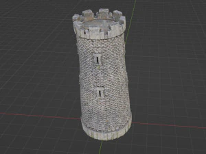 天守閣 3Dモデル