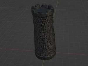 天守閣 3Dモデル