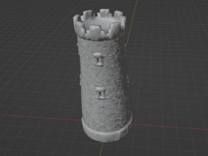 Castle Tower 3Dモデル