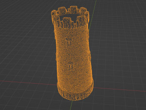 Castle Tower 3Dモデル