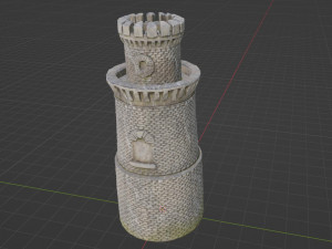 Castle Tower Modèle 3D