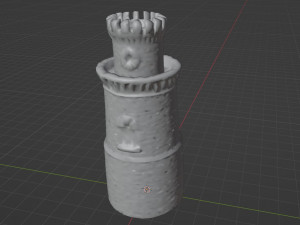 Castle Tower Modèle 3D