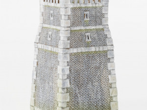 Castle Tower 3D Model