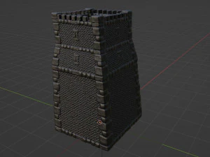 Torre del Castillo Modelo 3D