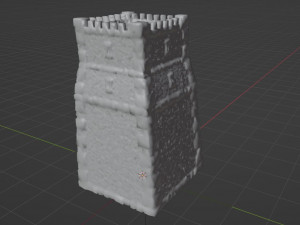 Castle Tower Model 3D