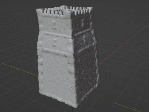 Torre del Castillo Modelo 3D