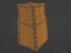Torre del Castillo Modelo 3D