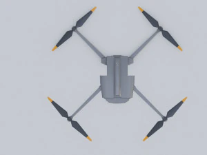 Quadcopter Drone 3D Model