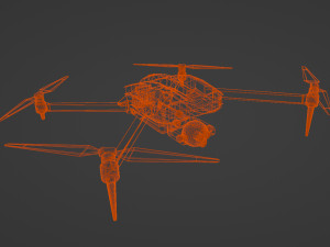 Quadcopter Drone 3Dモデル