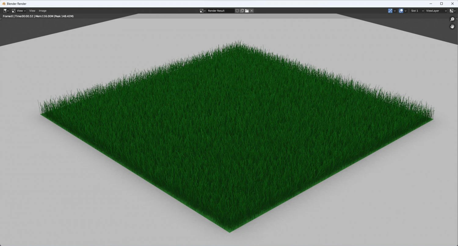 Low-poly grass 3D Model .c4d .max .obj .3ds .fbx .stl .blend