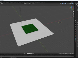 Low-poly grass 3D Model