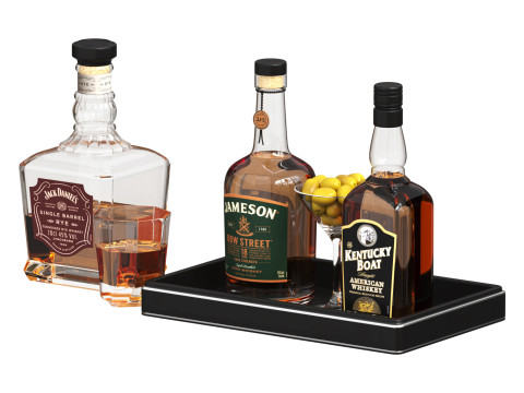 Jack Daniels Jameson Kentucky Boat 3D 모델