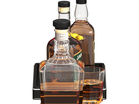 Jack Daniels Jameson Kentucky Boat 3D 모델