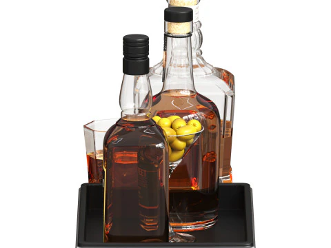 Jack Daniels Jameson Kentucky Boat 3D Model