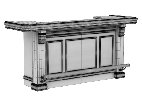 Arabella Home Bar 3D Model