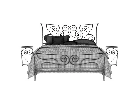 Ciacci Brigitte Bed 3D Model