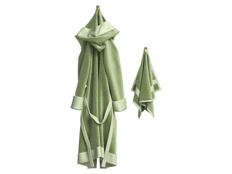 Bathrobe and Towel 3D Model .c4d .max .obj .3ds .fbx .stl .blend 