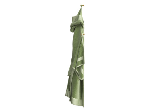 Bathrobe and Towel 3D Model