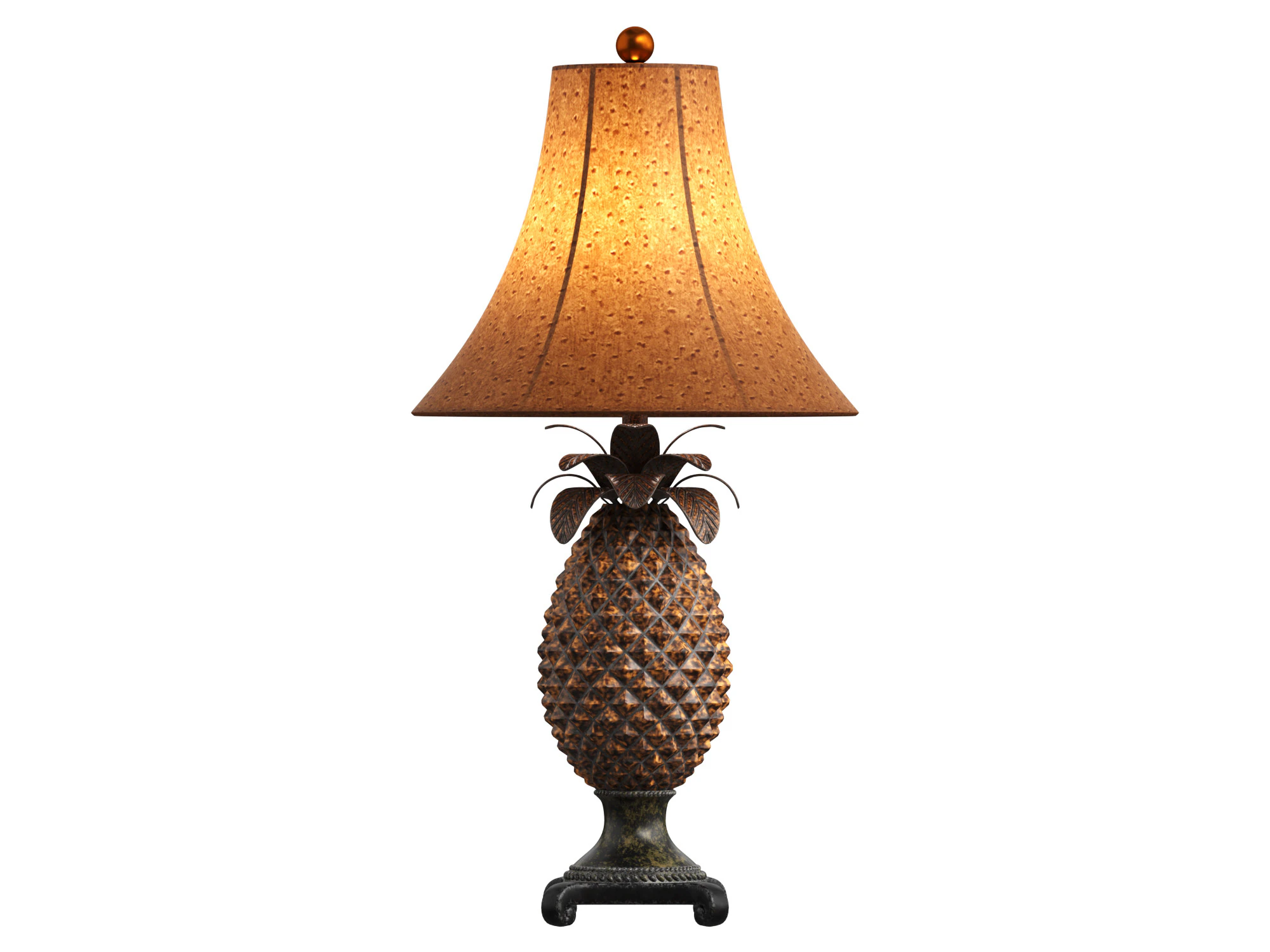 Anana Tischlampe 3D Modell .c4d .max .obj .3ds .fbx .stl .blend 